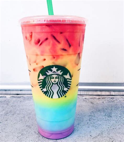 Rainbow Starbucks Drinks